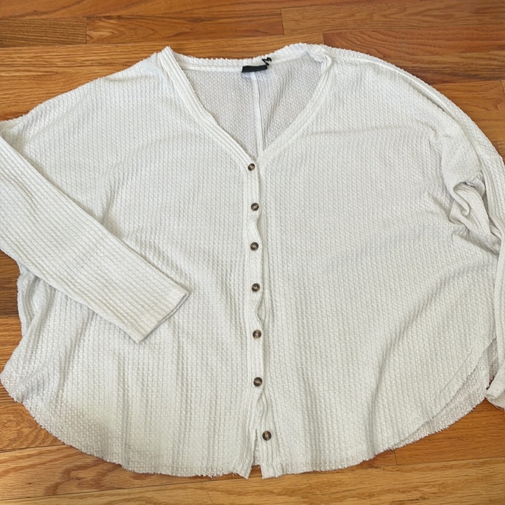 Oversized waffle top